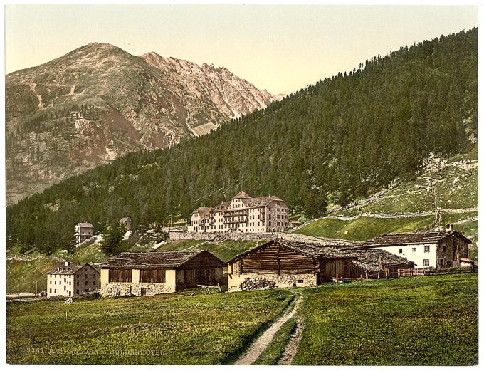 Sulden Hotel, Sulden, Tyrol, Austro-Hungary