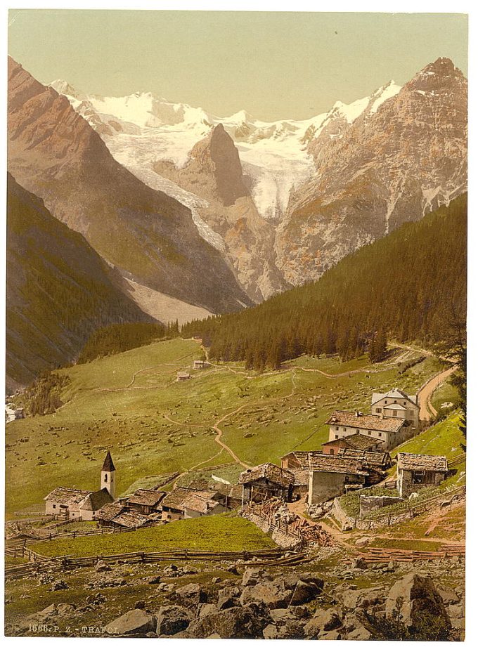 Trafoi and Trafoi Ice Wall, Tyrol, Austro-Hungary