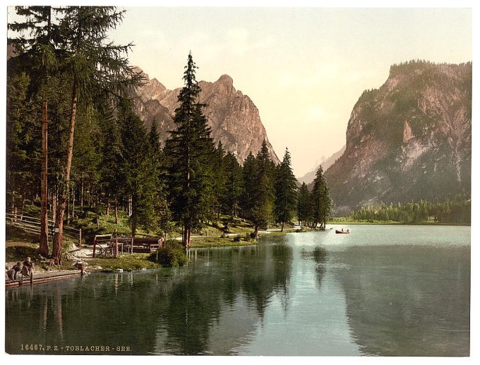 Toblach Lake, Tyrol, Austro-Hungary