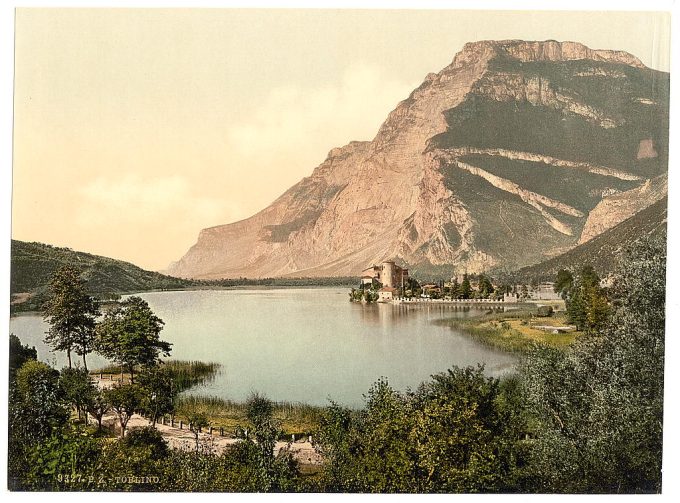 Toblino, general view, Tyrol, Austro-Hungary