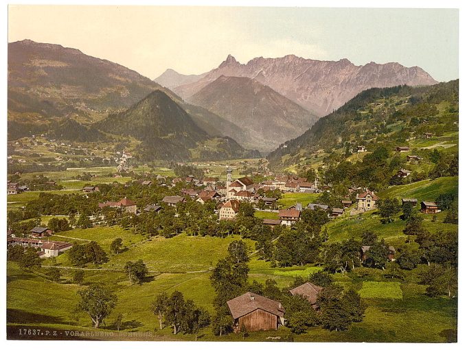 Vorarlberg Schrung (i.e., Schruns), Tyrol, Austro-Hungary