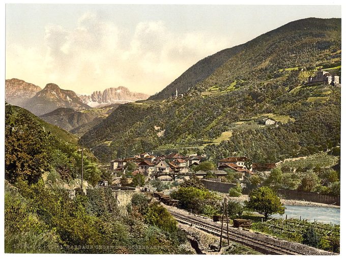 Rosengarten, general view, Tyrol, Austro-Hungary