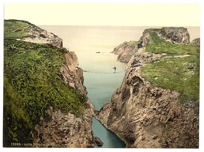 Rope Bridge. Carrick-a-Rede. Co. Antrim, Ireland