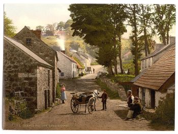 Glencoe Village. Co. Antrim, Ireland