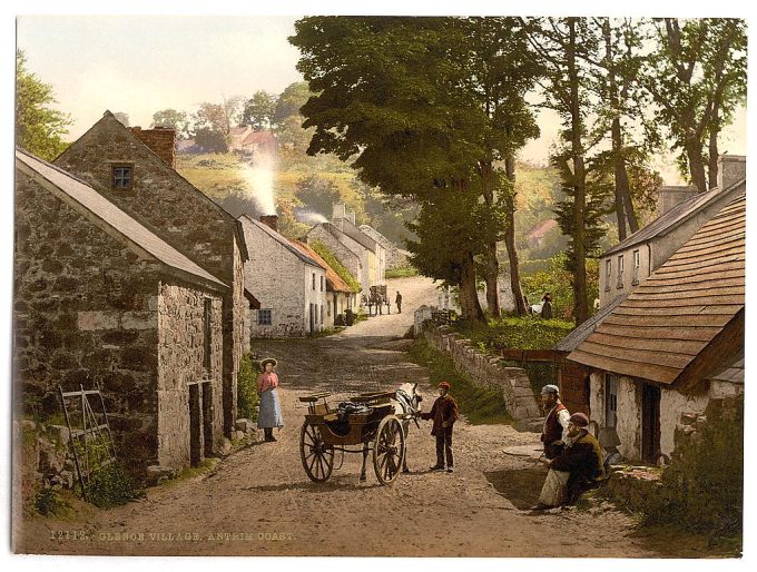 Glencoe Village. Co. Antrim, Ireland