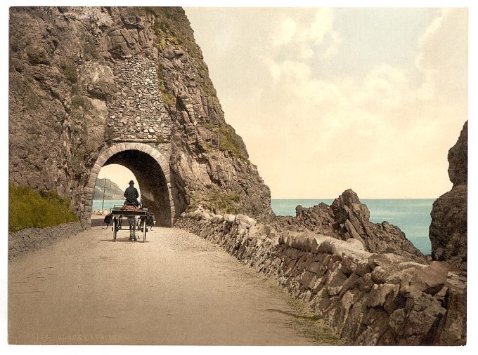 Black Cave Tunnel. Co. Antrim, Ireland