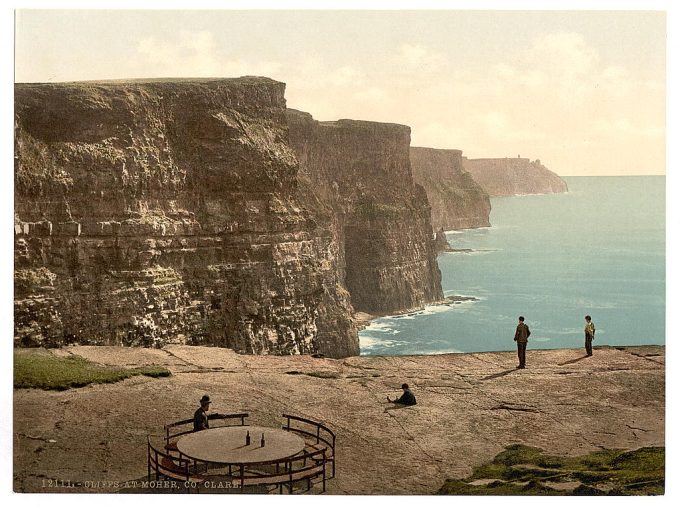 Cliffs at Moher. Co. Claire. (i.e. Clare Co.), Ireland