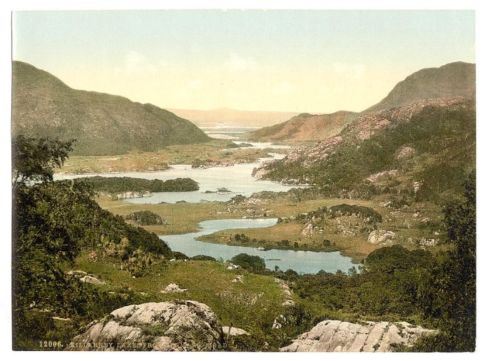 Lakes from Kenmare Road. Killarney. Co. Kerry, Ireland