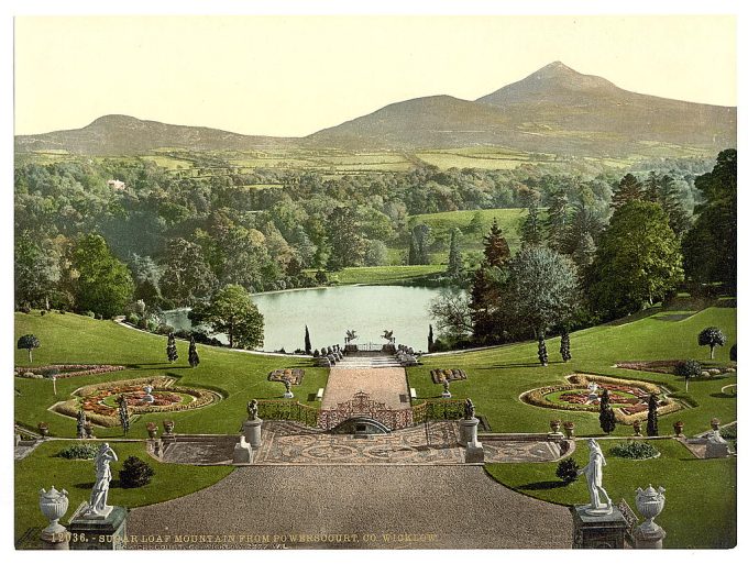 Sugar Loaf Mountain, from Powerscourt. Co. Wicklow, Ireland