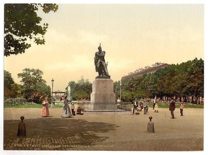 Ney's Memorial, Esplanade, Metz, Alsace Lorraine, Germany