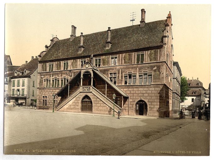 Hotel de Ville (town hall), Mulhausen, Alsace Lorraine, Germany