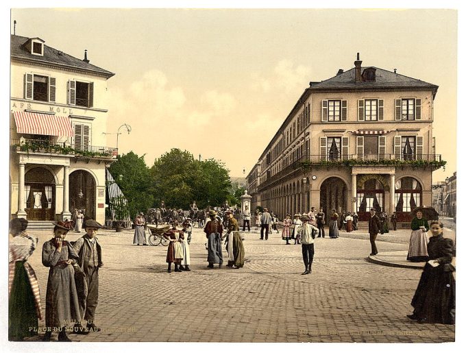 Place du Quartier Neff, Mulhausen, Alsace Lorraine, Germany