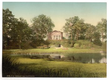 THe Pantheon, park of Worlitz, Anhalt, Germany
