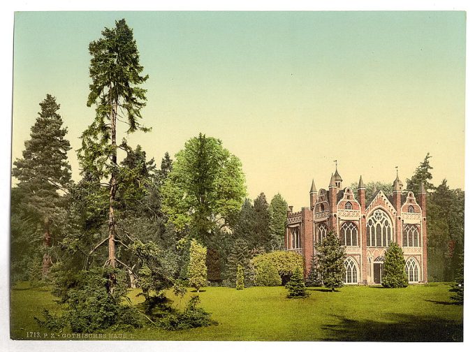 Gothic House I, park of Worlitz, Anhalt, Germany