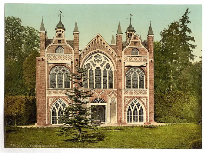 Gothic House II, park of Worlitz, Anhalt, Germany