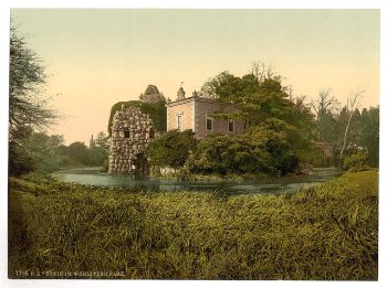 Stein, park of Worlitz, Anhalt, Germany