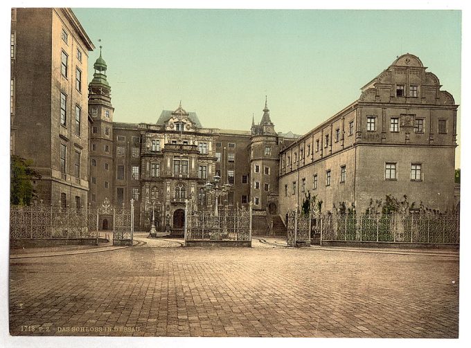 The Castle of Dessau, Anhalt, Germany