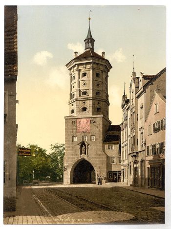 Wertachbruckerthor (i.e. Wertachbruckertor), Augsburg, Bavaria, Germany