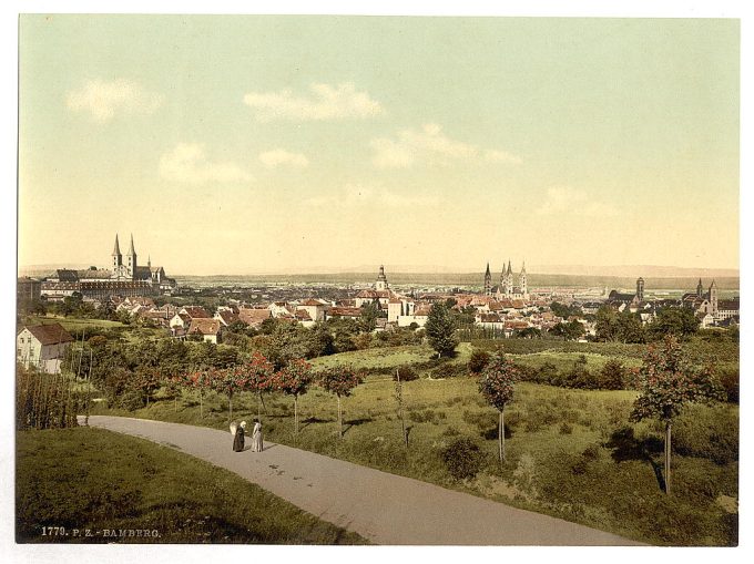 Bamberg, general view, Bavaria, Germany