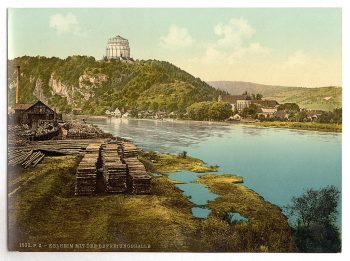 Kelheim and Liberation Hall, Bavaria, Germany