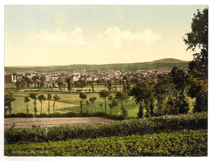 Bayreuth, general view, Bavaria, Germany