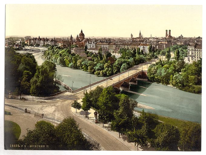 Munich from the Maximilianeum, Bavaria, Germany