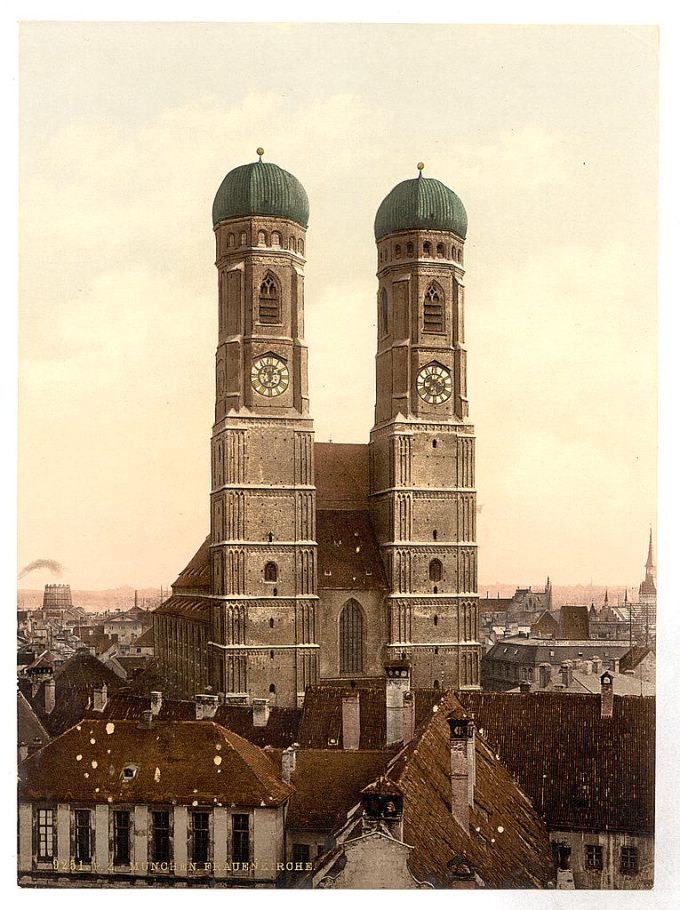 Frauen Church (i.e. Frauenkirche), Munich, Bavaria, Germany