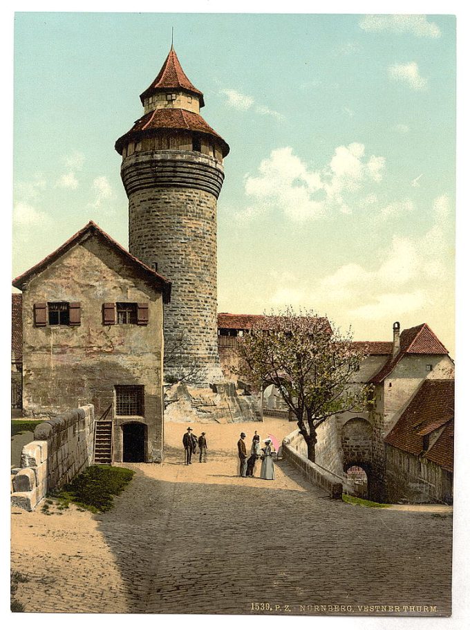 Vestner Tower, Nuremberg, Bavaria, Germany