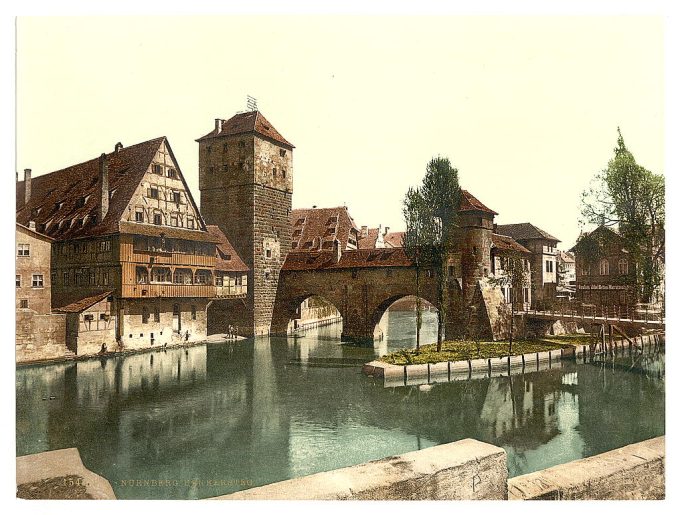 Hangman Bridge, Nuremberg, Bavaria, Germany