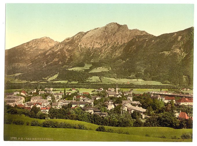 The baths towards the Stauffen, Reichenhall, Bavaria, Germany