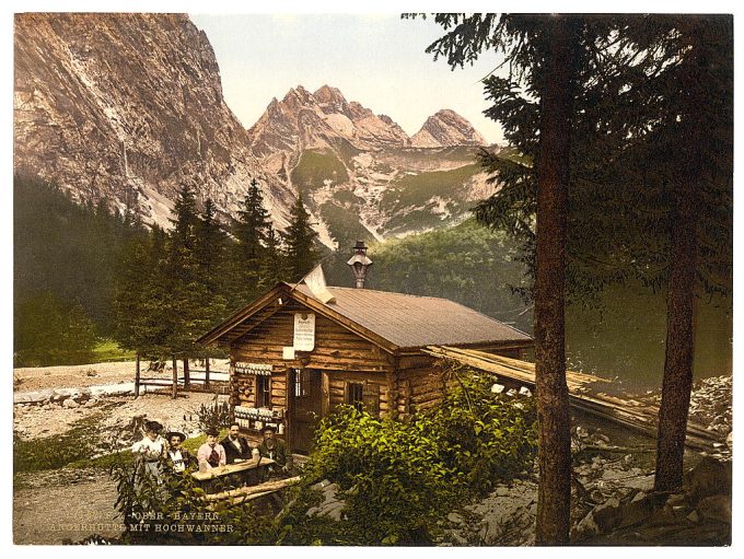 Angerhutte and Hockwanner, Hinterrainthal, Upper Bavaria, Germany