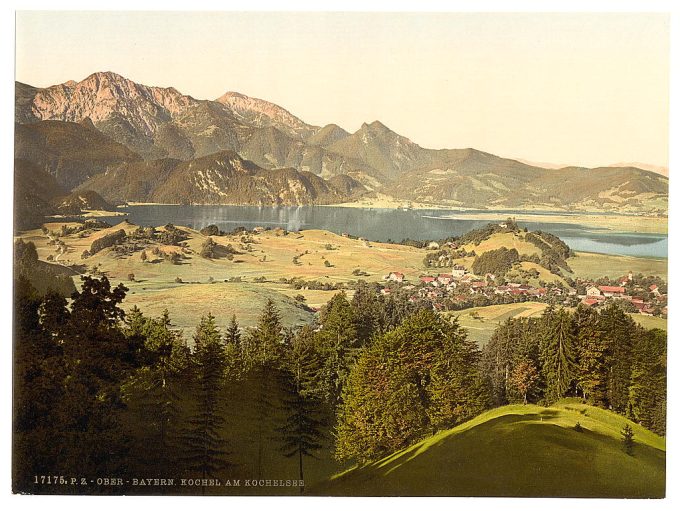 Kochel on Kochelsee, Upper Bavaria, Germany