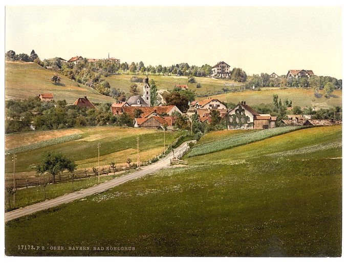 Kohlgrub Bad (i.e. Bad Kohlgrub), Upper Bavaria, Germany