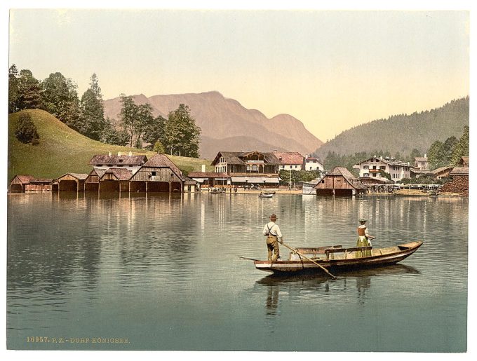 The village, Konigsee, Upper Bavaria, Germany