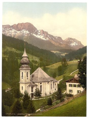 Maria Gern, general view, Upper Bavaria, Germany