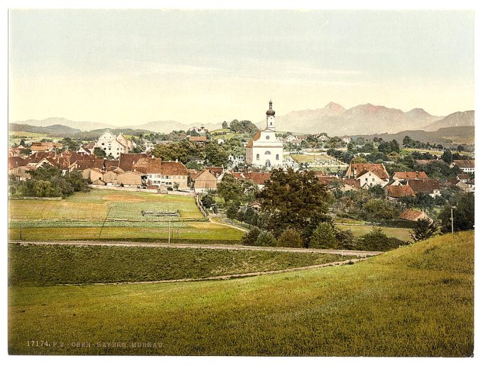 Murnau, general view, Upper Bavaria, Germany