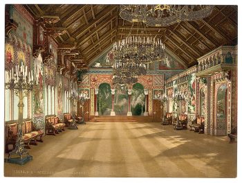 Music room, Neuschwanstein Castle, Upper Bavaria, Germany