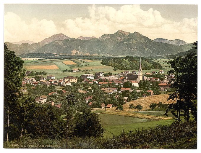 Prien on Chiemsee, Upper Bavaria, Germany