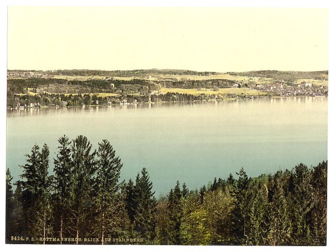 Rottmanshohe from Starnberg, Upper Bavaria, Germany