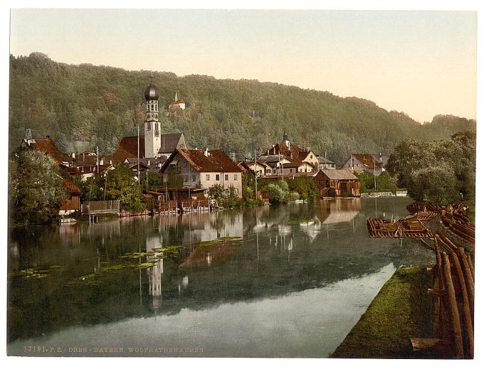 Wolfrathshausen (i.e. Wolfratshausen), Upper Bavaria, Germany