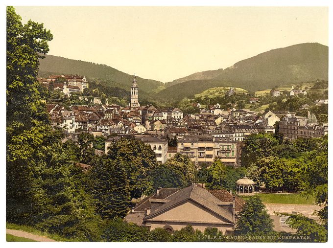 Baden-Baden and the Kurgarten, Baden, Germany