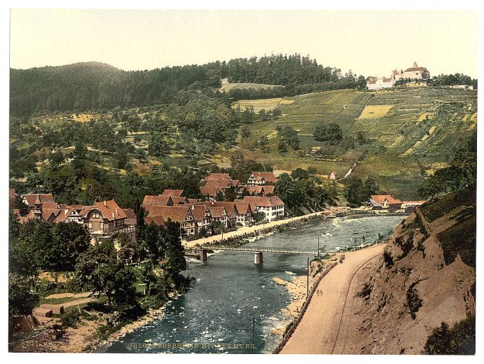 Eberstein Castle and the Murg, Baden-Baden, Baden, Germany