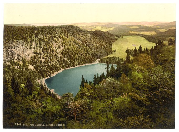 Feldsee and Feldberger Hotel, Black Forest, Baden, Germany