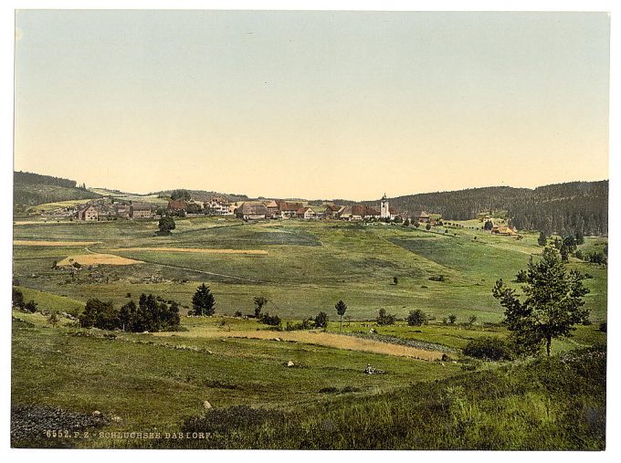 Schluchsee, general view, Black Forest, Baden, Germany