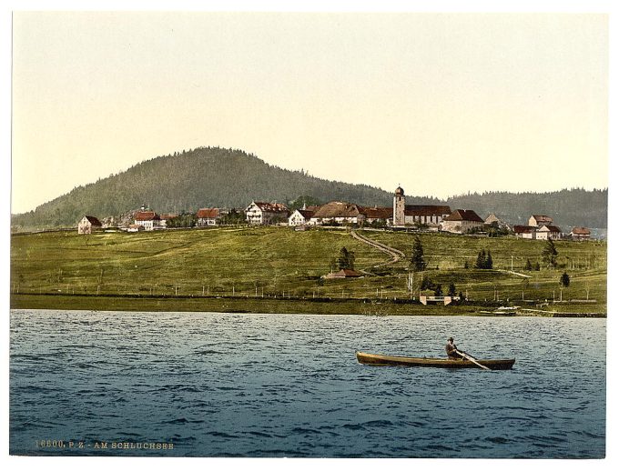 Schluchsee, general view of village, Black Forest, Baden, Germany