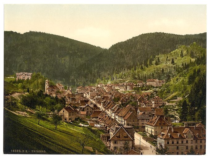 Treiberg, general view, Black Forest, Baden, Germany