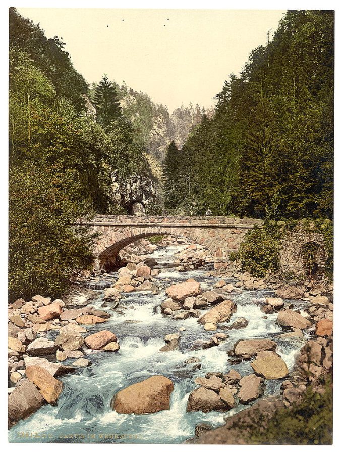 A View in the valley, Wehrathal, Black Forest, Baden, Germany