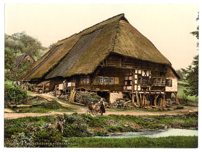 A Peasant's house, Black Forest, Baden, Germany