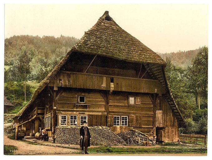 A Peasant's house, Black Forest, Baden, Germany