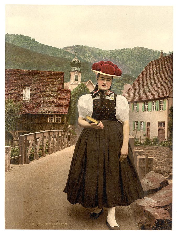 A Girl of the Black Forest, Black Forest, Baden, Germany